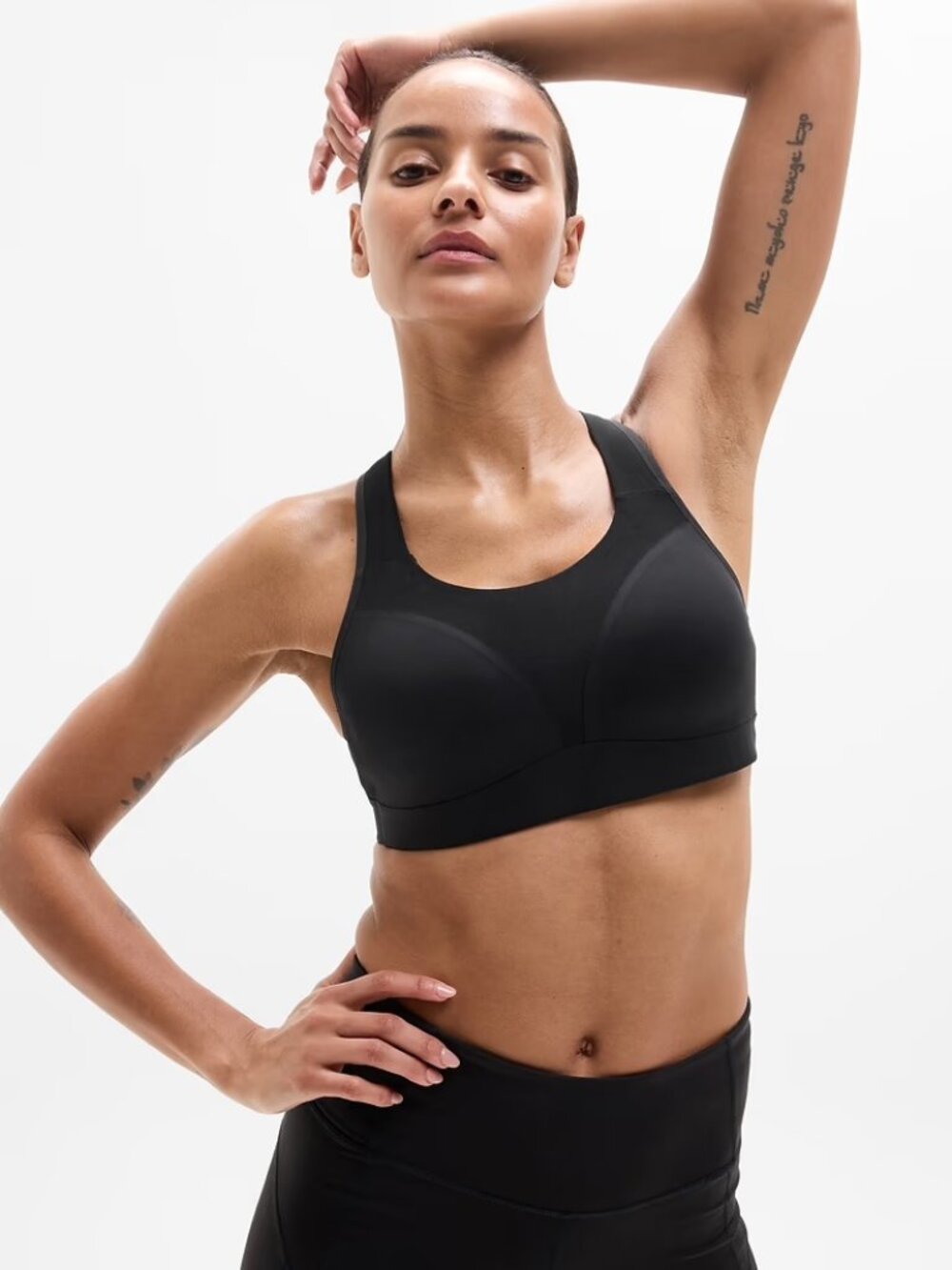 Athleta Speed Run High Support Sports Bra Sz 38DD